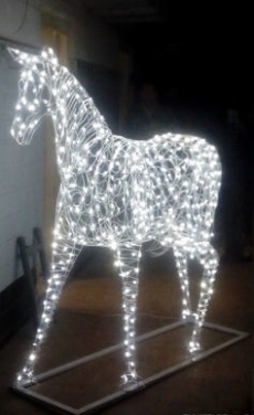 Светодиодная 3D фигура "Лошадь"